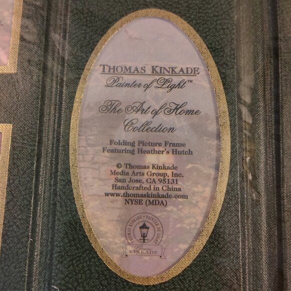 Set 2 Thomas Kinkade Folding Picture Frame Screens "A Quiet Evening" Sealed New - Picture 3 of 6